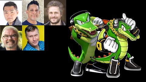 Video Game Voice Comparison- Vector the Crocodile (Sonic)