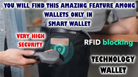 Ultimate RFID Blocking Aluminum Alloy Money Clip Minimalist Men's Wallet (Technology Wallet)