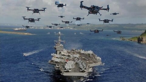Houthis Drone Swarm Attacks US Aircraft Carrier - Big Mistake...