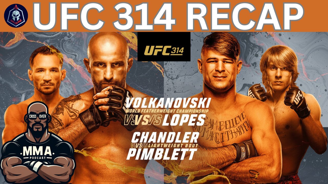 UFC 314 ALEXANDER VOLKANOVSKI VS DIEGO LOPES RECAP!!!