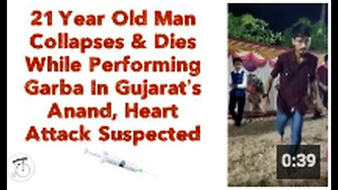 "Young Man, 21, Dies Suddenly During Garba Performance in Anand, Gujarat"