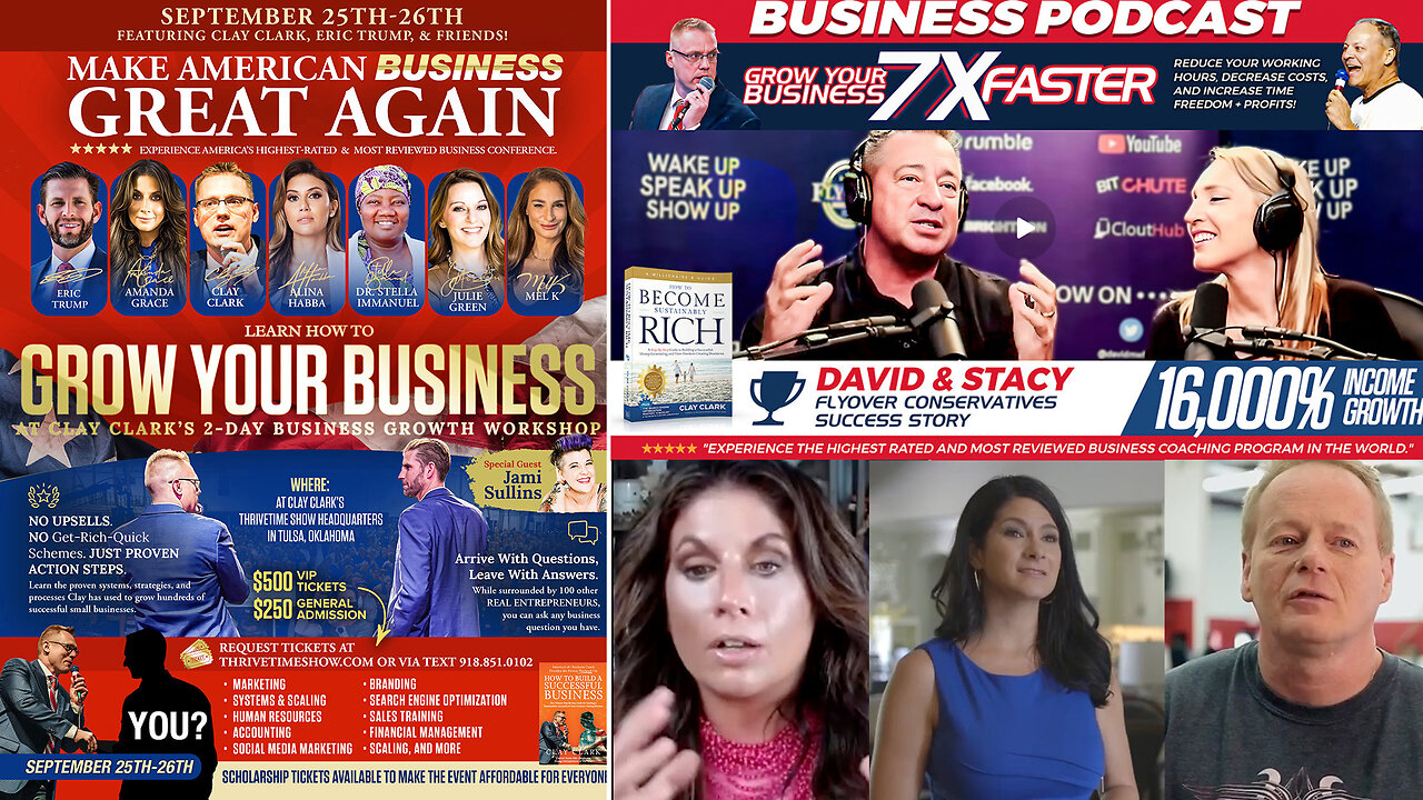 How to Turn Goals Into Reality | Why Anyone Can Set Goals When the Idea Is New & Exciting. How Keep Going When It Is Boring & Tedious + 3 Clay Clark Client Success Stories + Join Eric Trump At Sept. 25-26 Business Conference!