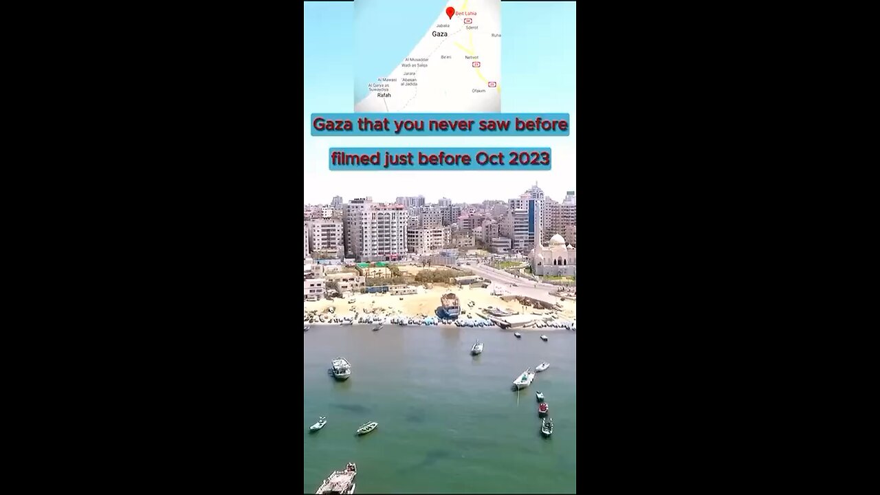 Gaza before the War. The great lie about “Gaza the poor prison”.