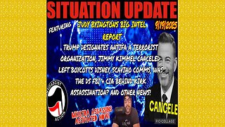 SITUATION UPDATE 9/19/25 - Trump Designates Antifa A Terrorist Organization, Judy Byingtons Report