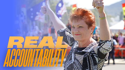 One Nation + Freedom Parties = Real Accountability‼️