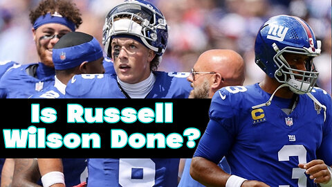 Russell Wilson Benched Soon? Giants QB Drama : LetCultureSpeak