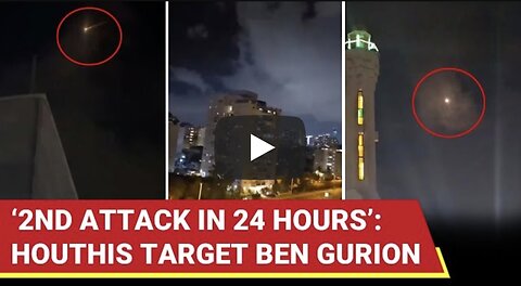 Houthis Fire ‘Zulfiqar’ Missile At Israel’s largest Airport, Warn ‘Leave Before It’s Too Late’