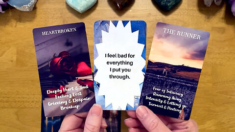 I'M SO SORRY FOR BREAKING BOTH OUR HEARTS!!! ❤️‍🩹 I SHOULD'VE TREATED YOU BETTER!! (TAROT READING)