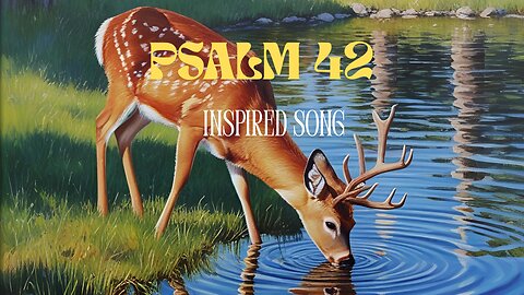 Thirst for you: Psalm 42 Inspired song