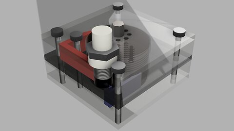 Tesla Turbine Pulse Jet Rotary Engine (with Spark Plug)