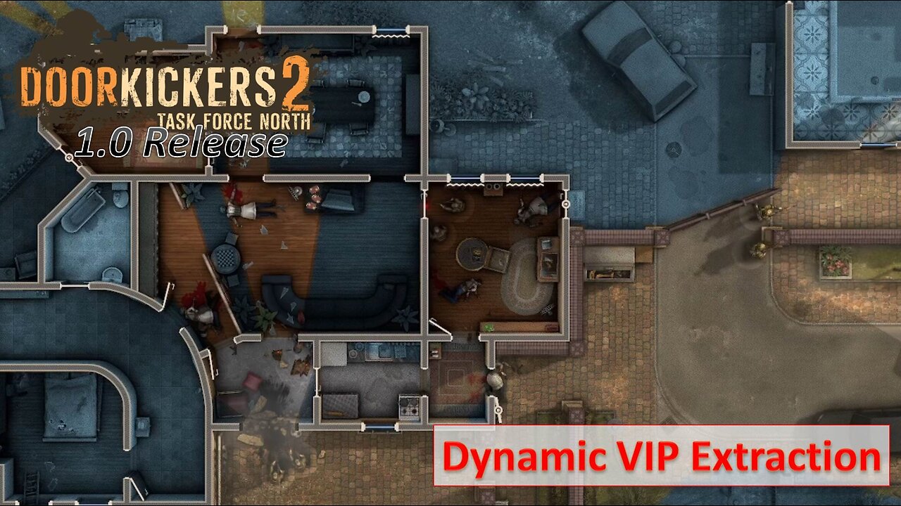 Dynamic VIP Extraction Against a Raiding Force - Extreme Rescues Missions l Door Kickers 2