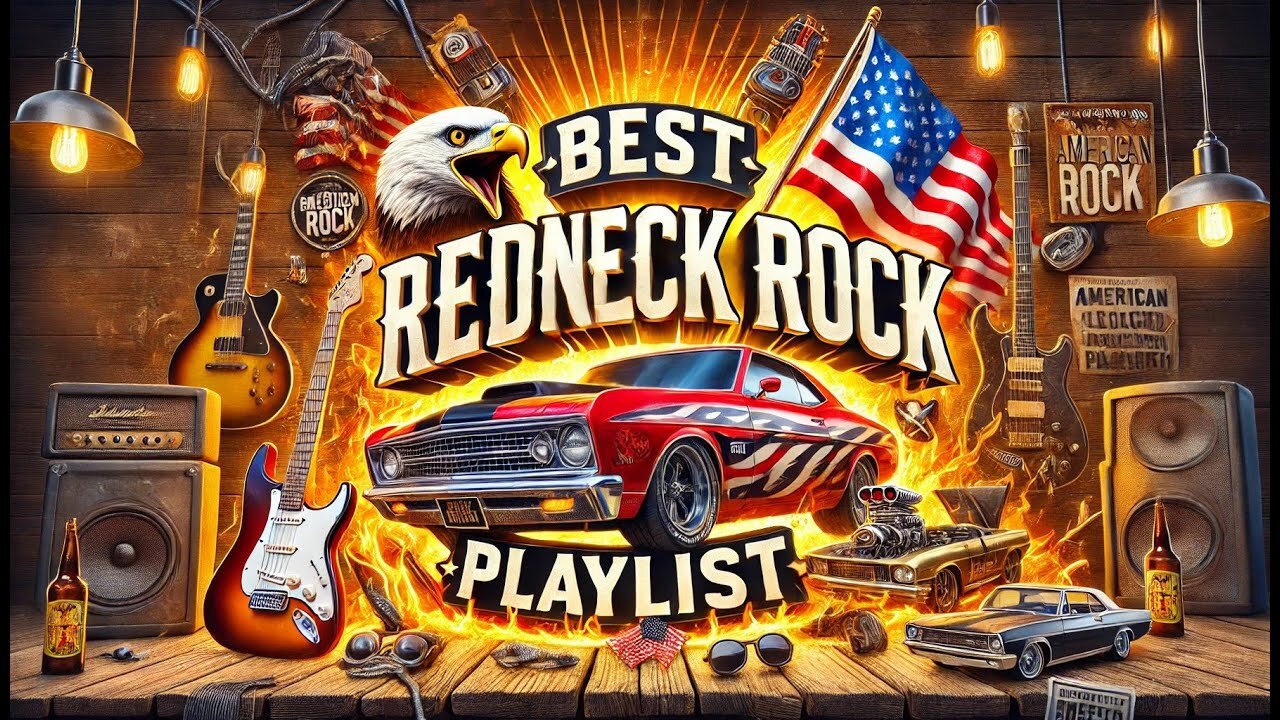 🔥 Best Redneck Rock Playlist: 2 Hours of Legendary Hits #RedneckRock #SouthernRock #RockPlaylist