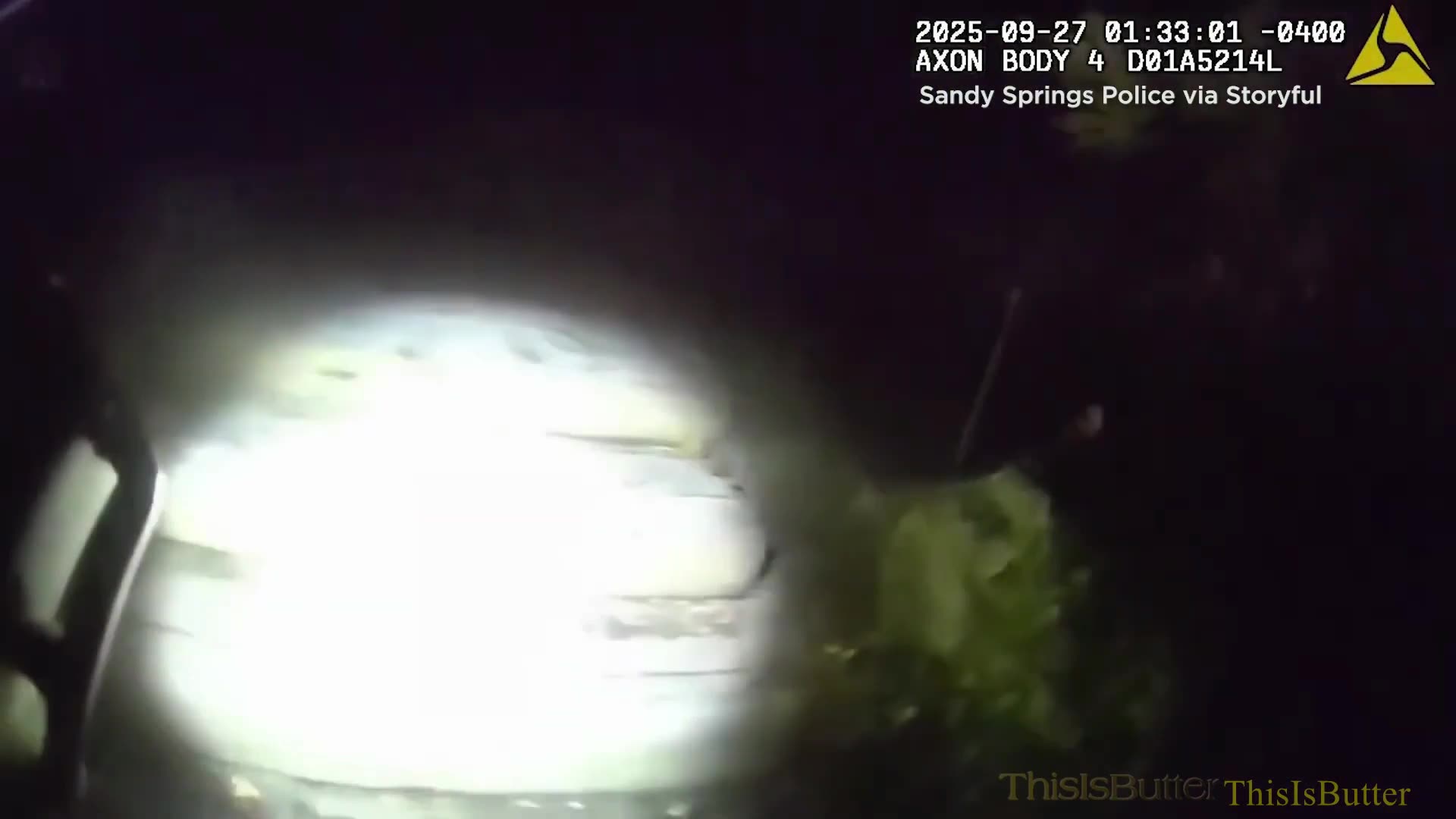 Deer leaps at Sandy Springs police officer in dark woods while he was searching for suspects