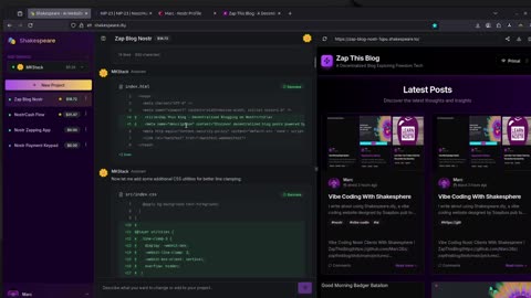 Vibe Coding On Shakespeare