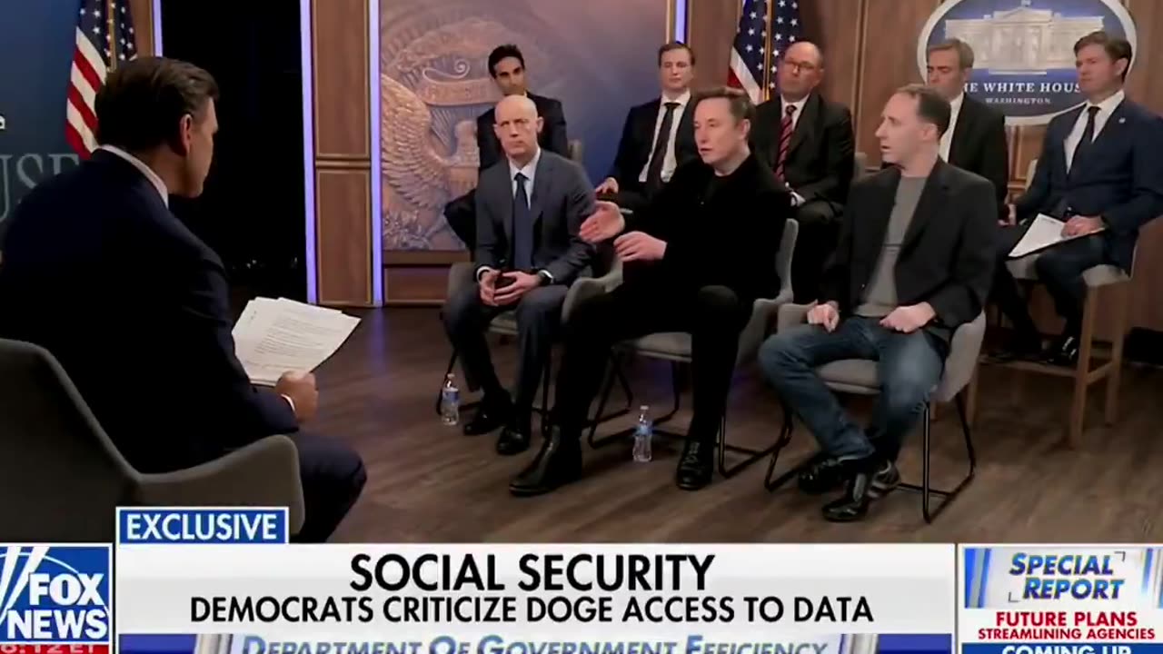 Elon explaining DOGE and SS