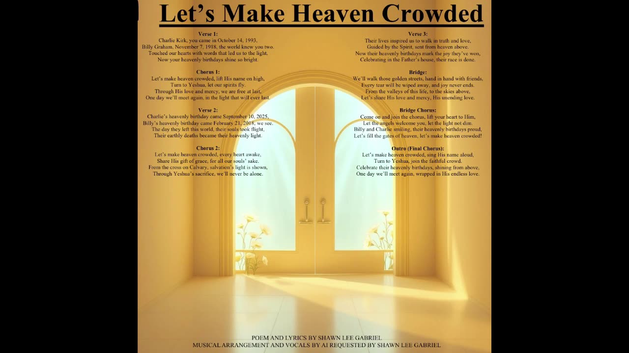 Let’s Make Heaven Crowded