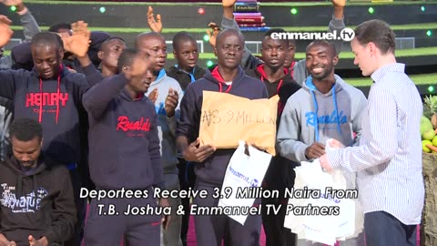 DEPORTEES RUSH TO T.B. JOSHUA FOR HELP