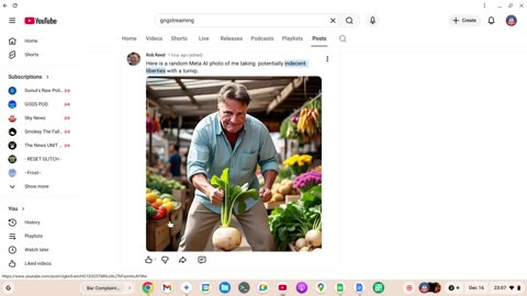 Rob Reed Defines "Turnip" with "Indecent Liberties/SA" 16-12-25
