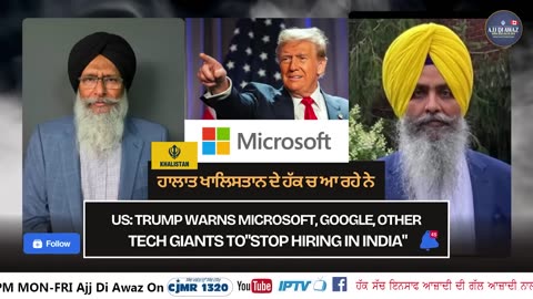 US_Trump Warns Microsoft, Google, Other Tech Giants to