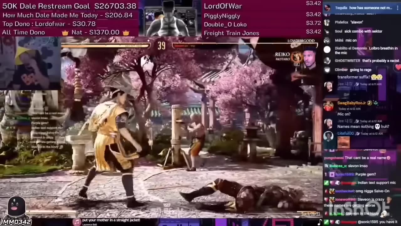 Dale Wilson/LowTierGod Being Kind Towards His Kind On Mortal Kombat 1 Compilation ( immo342 streams)