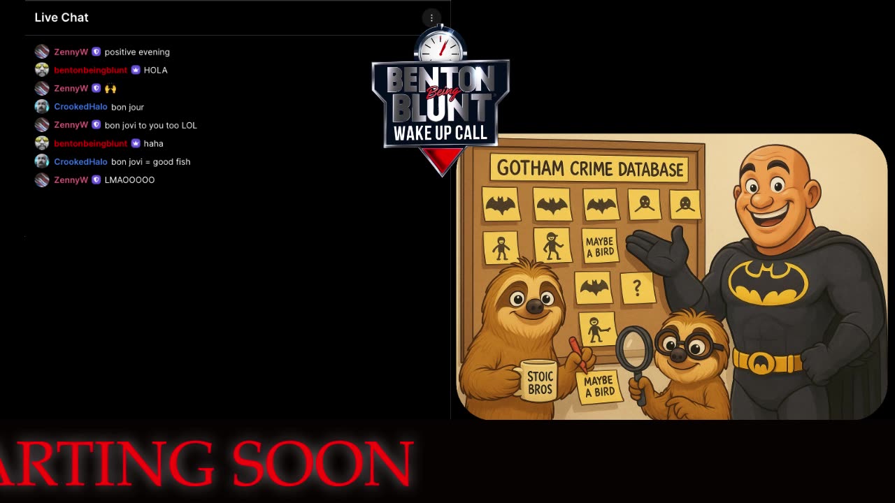 Benton Being Blunt "Gotham"