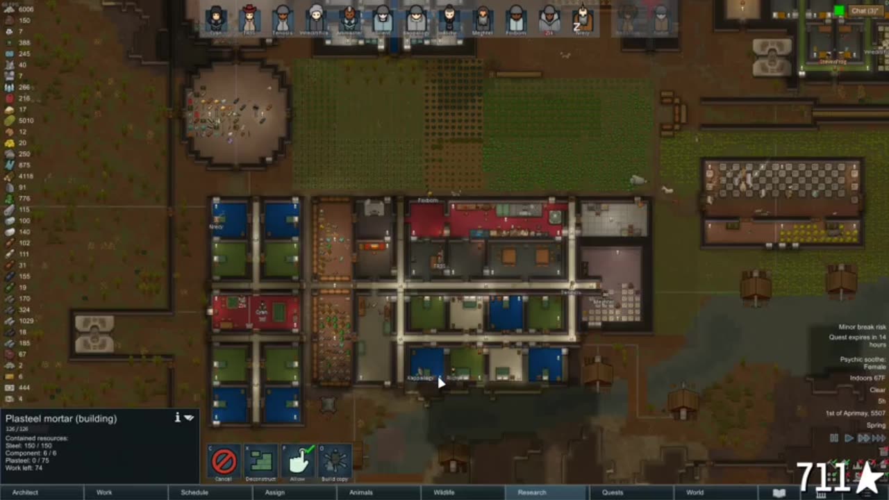 188 Live 2020-09 PUBG pals then Rimworld w Necomi