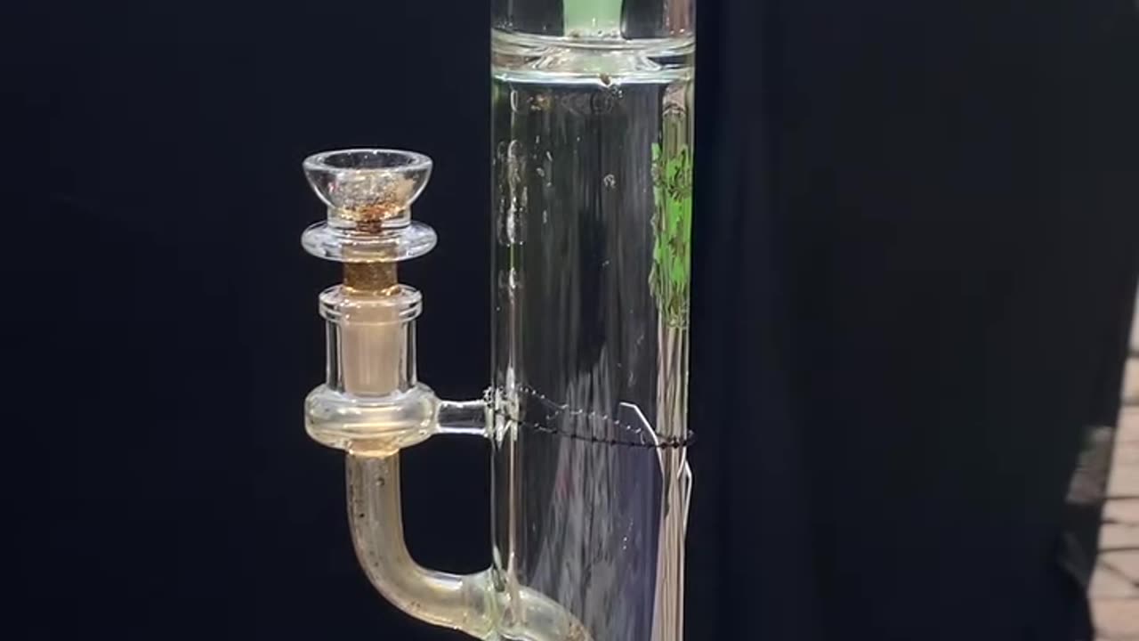 Phoenix Star Double Perc Straight Bong in Action 💗 Smooth Hits Only