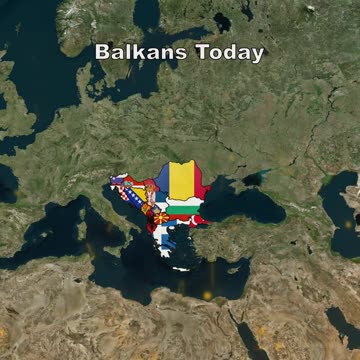 Balkans Today vs Ottoman Empire at Greatest Extent in the Balkans (1683 AD)-7