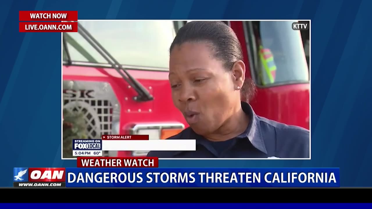 Dangerous Storms Threaten California