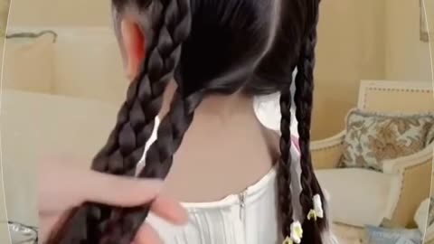 How to Create a Cute Braided Hairstyle for Kids #52