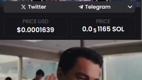 Wolf of Wall Street Crypto Meme