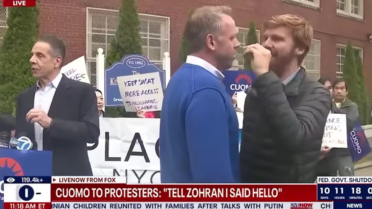 WE SHUT DOWN CUOMO'S PRESS CONFERENCE