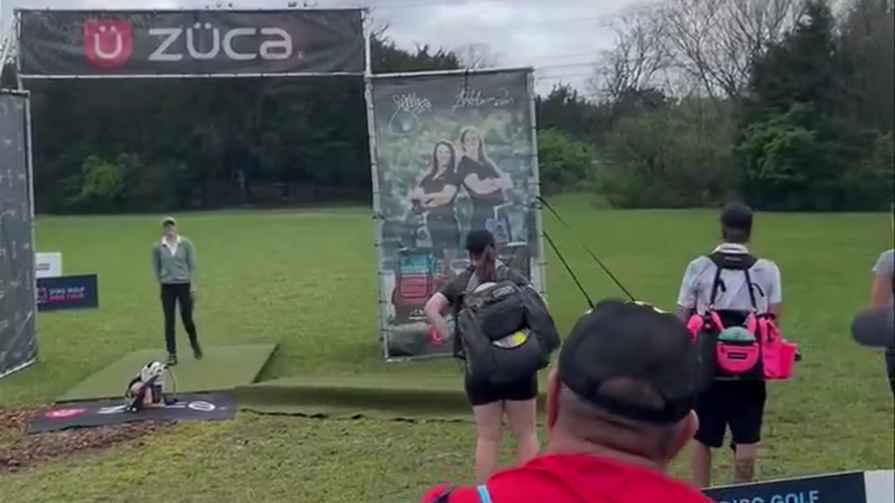 Female disc golfer Abbie Wilson takes a stand.