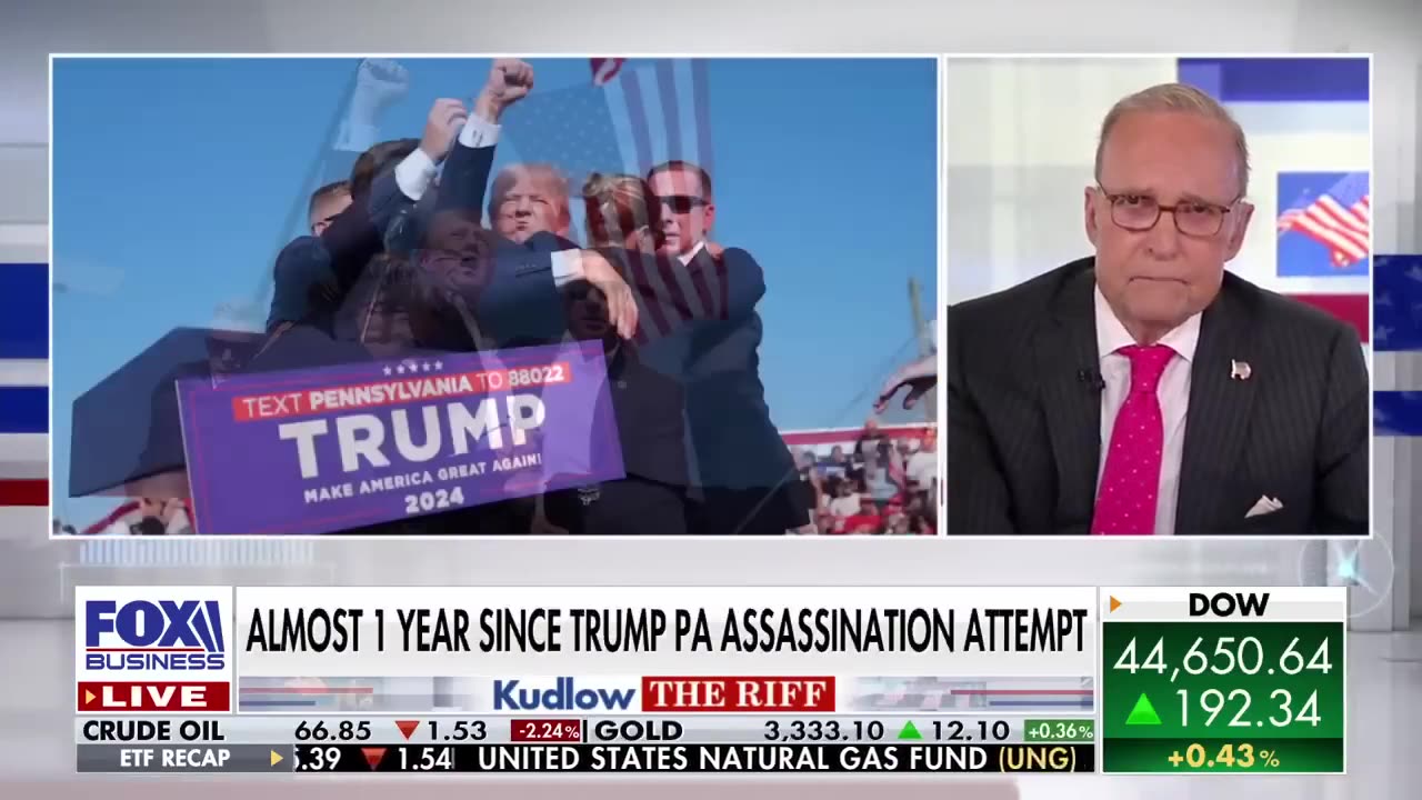 Larry Kudlow: God's grace saved President Trump.