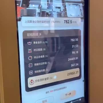 China Unveils First Gold ATM Amid Surging Prices