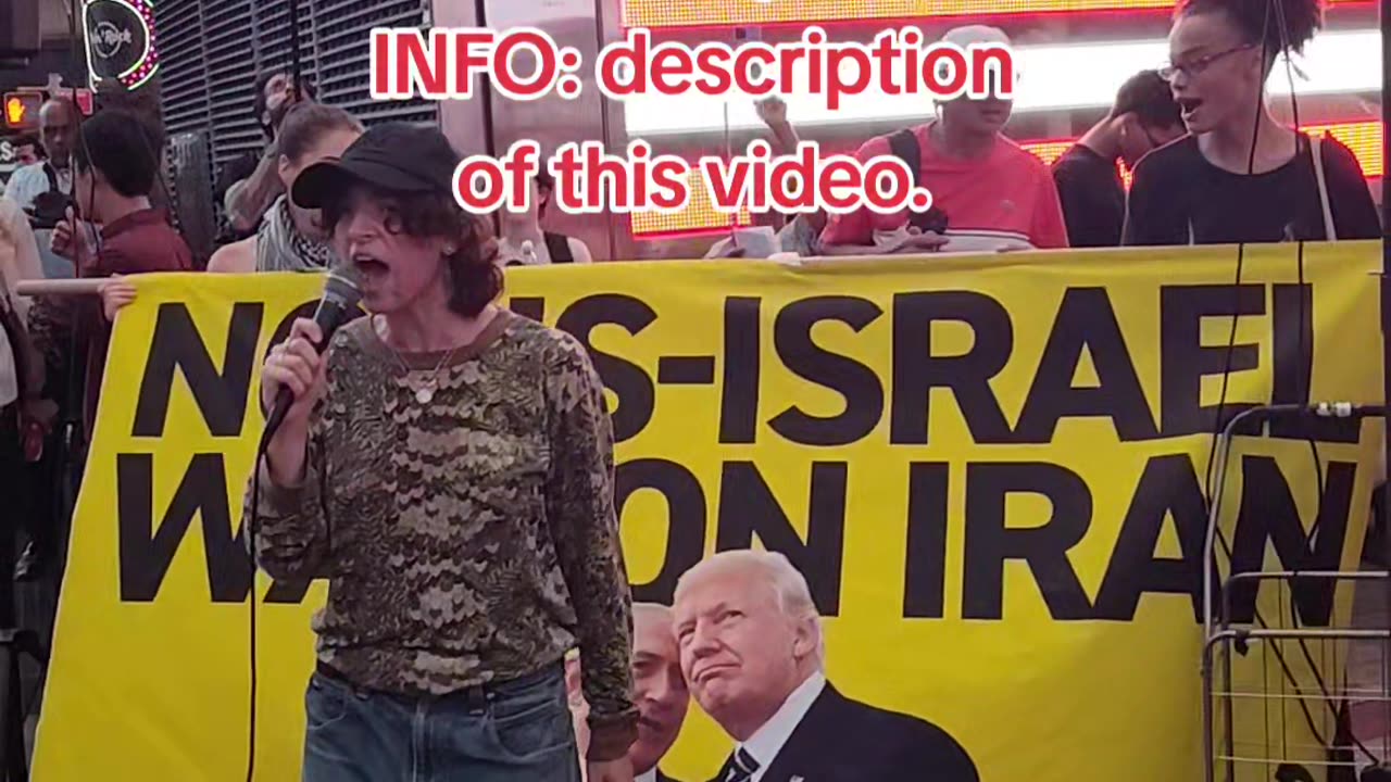 "STOP THE WAR ON IRAN!" will be TODAY in NYC.