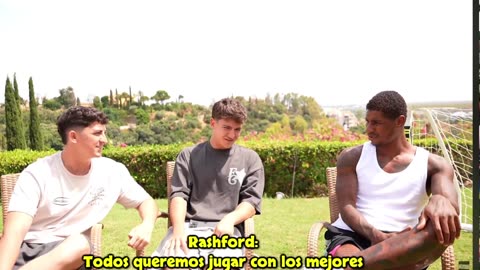 Marcus Rashford says he'd LOVE to play with Lamine Yamal