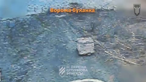 Russian Soldiers Collide While Running in Circles From Drone