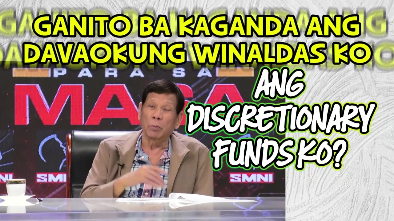 MAGING GANITO BA ANG DAVAO KUNG WINALDAS KO ANG.....