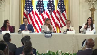 First Lady Melania Trump Hosts a Meeting of the White House Task Force on AI Education