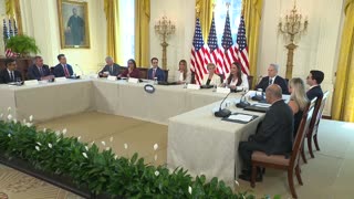First Lady Melania Trump Hosts a Meeting of the White House Task Force on AI Education