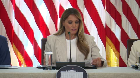 First Lady Melania Trump Hosts a Meeting of the White House Task Force on AI Education