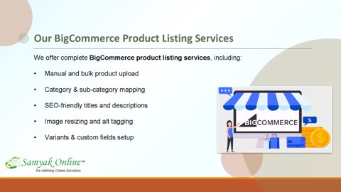 Samyak Online: Trusted BigCommerce Product Listing & Upload Services