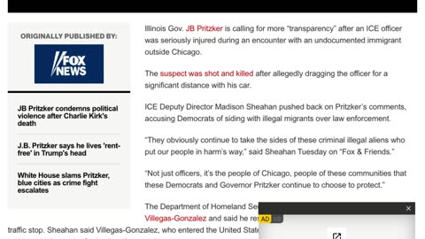 #978 - Illegal Drags Officer. Ill Gov. Pritzker Sides with Illegal