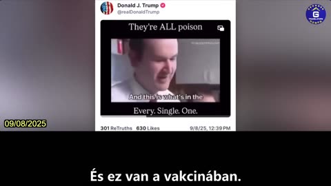 【HU】Trump videót tett közzé, amelyben bemutatja a tiomerzált, mint a vakcinákban található káros...