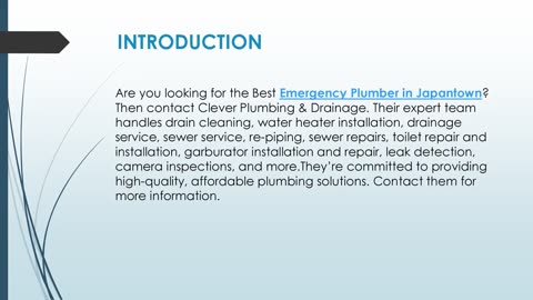 Best Emergency Plumber in Japantown
