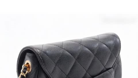 Chanel Matelassé Mini Messenger Chain Crossbody Bag – Timeless Luxury