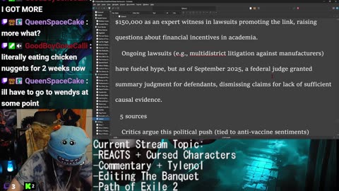 Beta Reading + REACTS + Commentary + Tylenol is good for you -Big Pharma Are you cursed? I am by sharpening pencils!