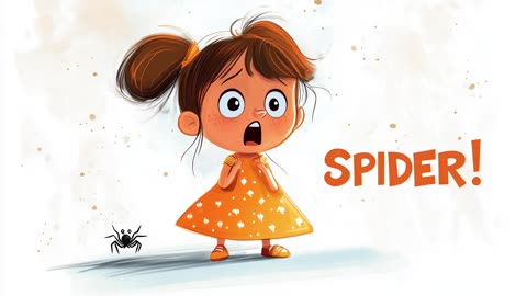 THE LITTLE GIRL WHO YELLED “SPIDER!” 🕷️ A Fun Bedtime Story for Children 📖✨