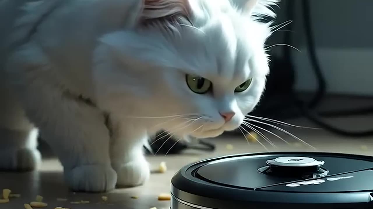Cat Vs Robot #shorts #cat #cartoon #funny #robot